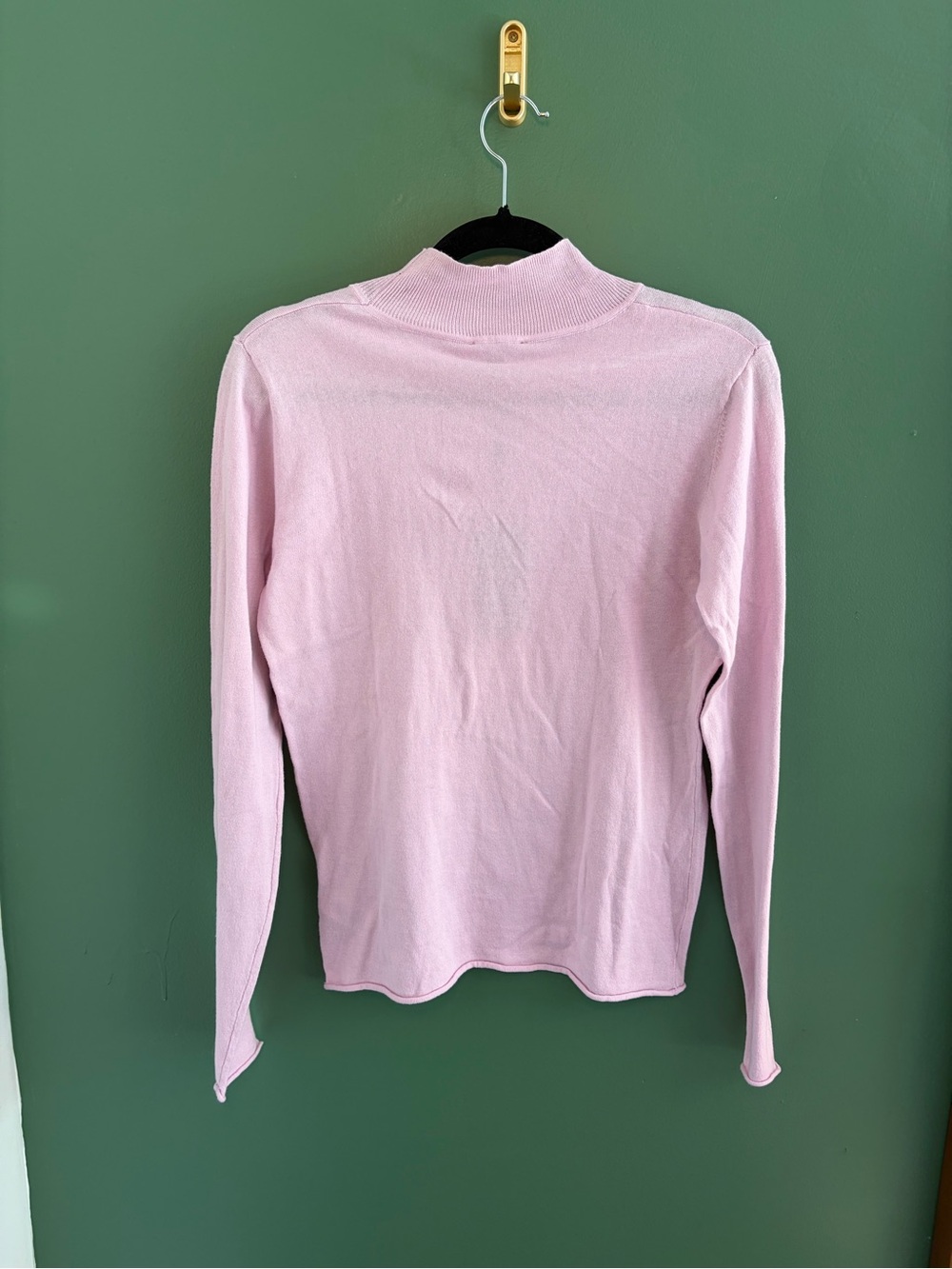 Rails Light Pink Turtleneck Sweater - Picture 3 of 5